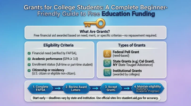 grants for college students a complete beginner-friendly guide to free education funding