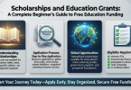 scholarships and education grants: a complete beginner’s guide to free education funding