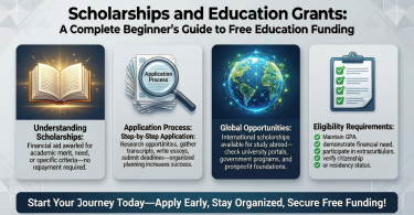 scholarships and education grants: a complete beginner’s guide to free education funding